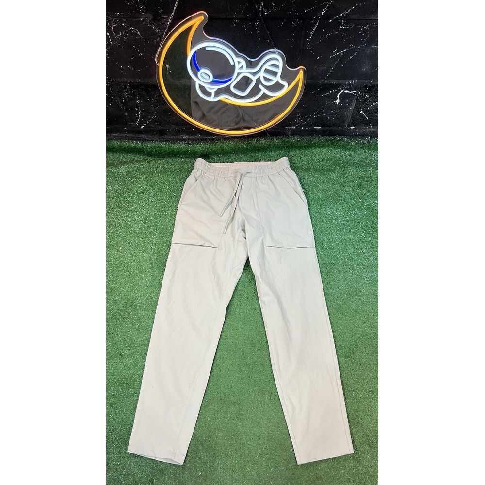 Lululemon ABC Joggers Pant Men MD Light Tan Workout Athletic Casual Pockets